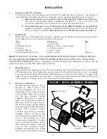 Предварительный просмотр 3 страницы APW Wyott M2000-JIB Installation And Operating Instructions Manual