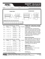 Предварительный просмотр 2 страницы APW Wyott Racer DMXD-30H Specifications