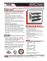 Preview for 1 page of APW Wyott Racer DMXD-30S Specifications