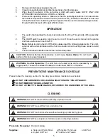 Предварительный просмотр 5 страницы APW Wyott TBTGDL Installation And Operating Instructions Manual