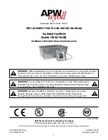 APW Wyott TM-90 Wiring Diagram preview