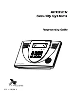 Предварительный просмотр 1 страницы Apxalarm APX32EN Programming Manual