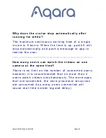 Preview for 8 page of Aqara Camera Hub G3 Faq