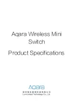 Предварительный просмотр 1 страницы Aqara WXKG11LM Product Specifications