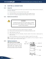 Предварительный просмотр 14 страницы AQC Maxiflo 10MCH4-80 Owner'S Manual