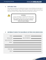 Preview for 3 page of AQC MAXIREACH EBD-60302 Owner'S Manual