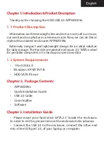 Preview for 11 page of aqprox! APPHDD09x User Manual