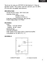 Preview for 6 page of aqprox! appSP21VL User Manual