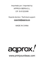 Preview for 21 page of aqprox! appSP21VL User Manual