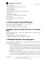 Preview for 9 page of Aqua Computer Aquaduct 240 PRO Operating And Assembly Manual