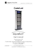 Preview for 1 page of Aqua Computer aquaduct mark 3 User Manual