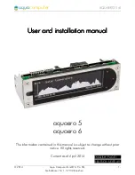 Предварительный просмотр 1 страницы Aqua Computer aquaero 5 User And Installation Manual