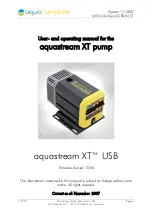 Aqua Computer AQUASTREAM XT USB User And Operating Manual предпросмотр