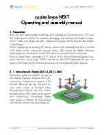 Aqua Computer cuplex kryos NEXT VARIO Operating And Assembly Manual предпросмотр