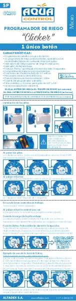 Preview for 1 page of Aqua Control Clicker Quick Start Manual