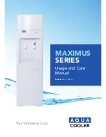 Aqua Cooler Maximus Series Use And Care Manual preview