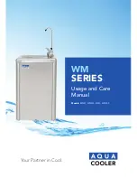 Preview for 1 page of Aqua Cooler WM4F Use And Care Manual