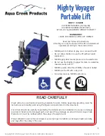 Aqua Creek Products F-VGRPL Instruction Manual preview