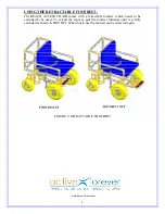 Preview for 6 page of Aqua Creek Beach Access Chair Assembly And Operating Instructions Manual