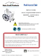 Preview for 1 page of Aqua Creek F-011PAC Instruction Manual