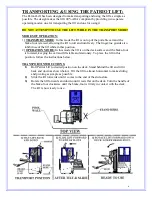 Preview for 4 page of Aqua Creek PATRIOT PORTABLE LIFT Installation And Operating Instructions Manual