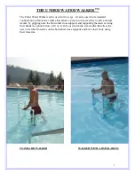 Preview for 2 page of Aqua Creek Under Water Walker F-605UW User Manual