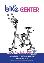 Предварительный просмотр 1 страницы Aqua elite bike CENTER 2 User Manual