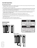 Preview for 6 page of Aqua Flo AQUV AQUV-12R22 Owner'S Manual