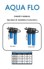 Aqua Flo GEN4-8R1 Owner'S Manual preview