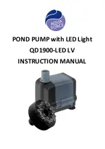 Aqua Force QD1900-LED LV Instruction Manual preview