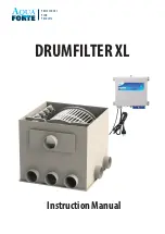 AQUA FORTE DRUMFILTER XL Instruction Manual preview