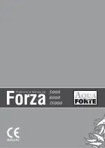 Предварительный просмотр 11 страницы AQUA FORTE Forza 15000 Manual