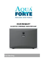 Предварительный просмотр 1 страницы AQUA FORTE INVERSMART Manual