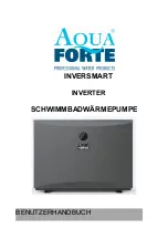 Preview for 29 page of AQUA FORTE INVERSMART Manual