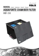 AQUA FORTE MBF-550 Manual предпросмотр