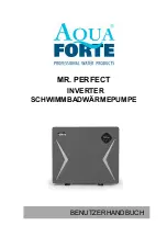 Предварительный просмотр 31 страницы AQUA FORTE MR. PERFECT SC964 User Manual