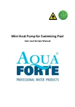 Preview for 1 page of AQUA FORTE SC997 User And Service Manual