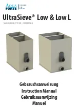 Preview for 1 page of AQUA FORTE UltraSieve Low Instruction Manual