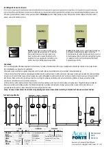 Preview for 8 page of AQUA FORTE UltraSieve Low Instruction Manual