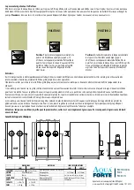 Preview for 10 page of AQUA FORTE UltraSieve Low Instruction Manual