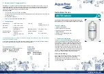 Preview for 1 page of Aqua Free AS Fill season Instructions For Use