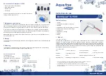 Preview for 1 page of Aqua Free Germlyser IL 1500 Instructions For Use