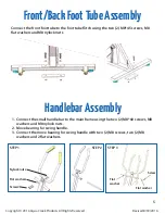 Preview for 5 page of aqua greek products Elly Elliptical User Manual