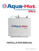 Preview for 1 page of Aqua-Hot 375D Installation Manual