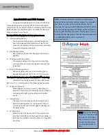 Preview for 8 page of Aqua-Hot 675-D Use And Care Manual