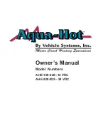Aqua-Hot AHE-100-02S -12 VDC Owner'S Manual preview