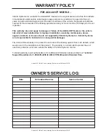 Preview for 11 page of Aqua-Hot AHE-100-02S-12 VDC Owner'S Manual