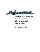 Preview for 24 page of Aqua-Hot AHE-100-02S -12 VDC Owner'S Manual