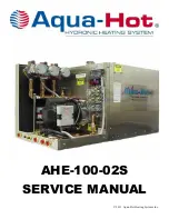 Предварительный просмотр 1 страницы Aqua-Hot AHE-100-02S Service Manual