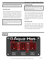 Предварительный просмотр 12 страницы Aqua-Hot AHE-100-02S Service Manual